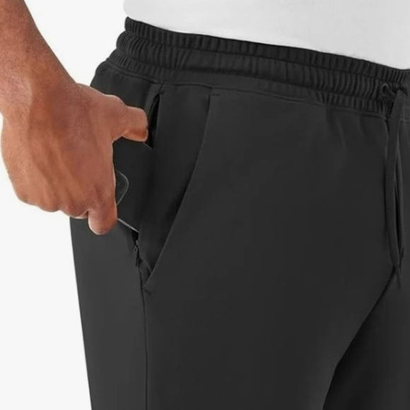 MEMBER’S MARK Men's Tech Fleece Pants Black Medium - NWT - Picture 5 of 9
